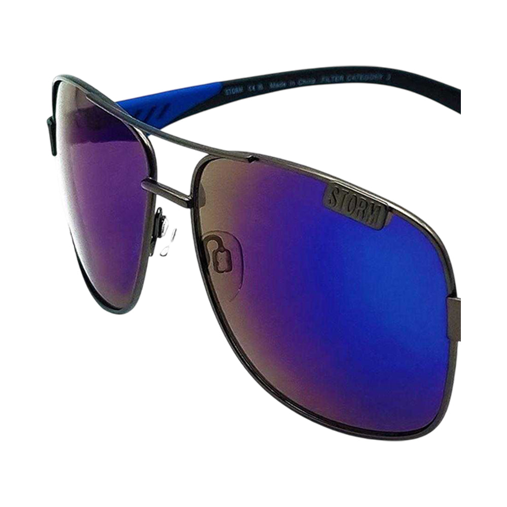 Blue - Back - Storm Unisex Adult Classic Sunglasses