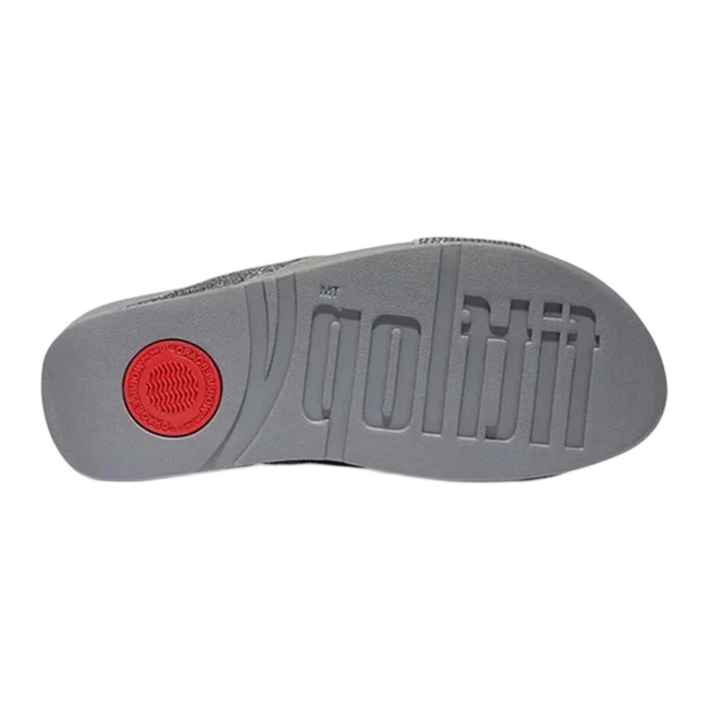 Silver - Lifestyle - FitFlop Womens-Ladies Criss-Cross Glitter Sliders
