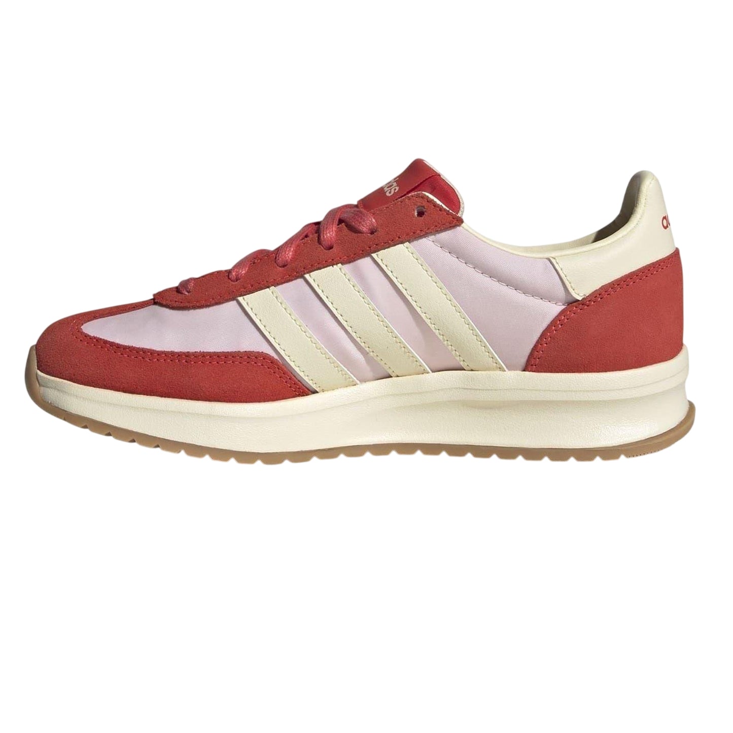 Navy-Pink - Pack Shot - Adidas Womens-Ladies Run 70s 2.0 Retro Leather Trainers