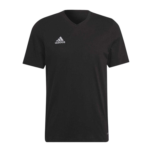 Black - Front - Adidas Mens Entrada 22 T-Shirt