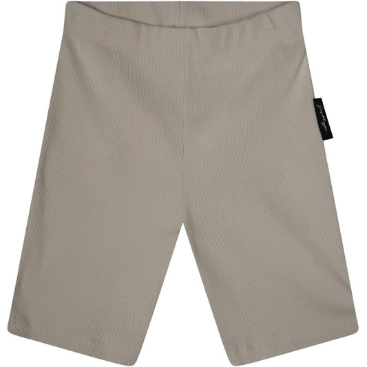 Beige - Front - Hype Womens-Ladies Ribbed Slim Shorts