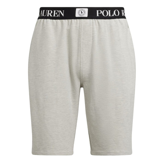 Light Heather Grey - Front - Ralph Lauren Mens Puck Logo Shorts