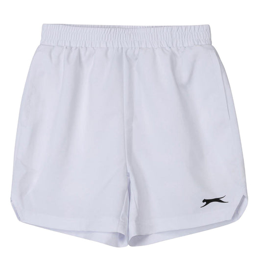 White - Front - Slazenger Childrens-Kids Court Tennis Shorts