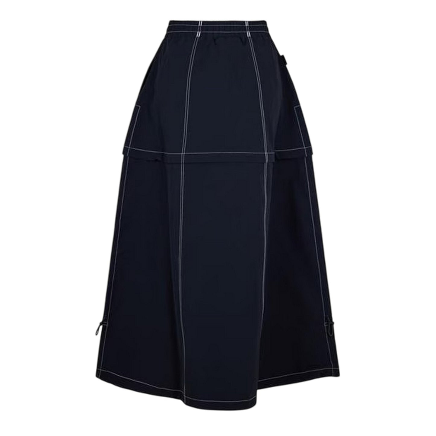 Black - Back - Timberland Womens-Ladies Veneda Two-Way Maxi Skirt