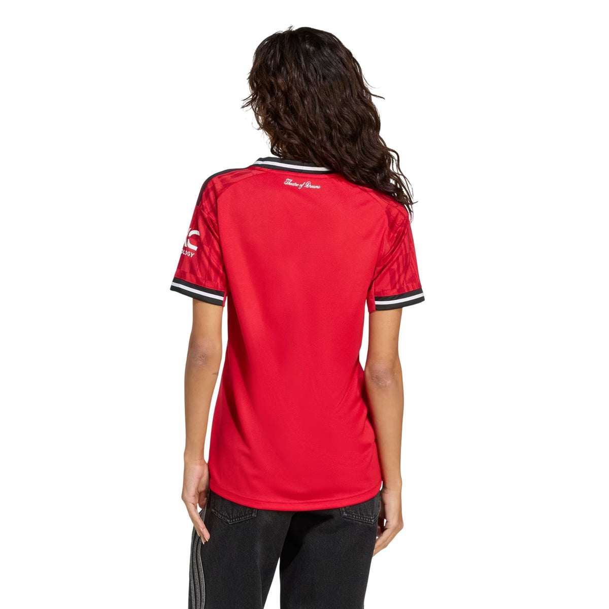 Red - Lifestyle - Adidas Womens-Ladies 2025-2026 Manchester United FC Home Shirt