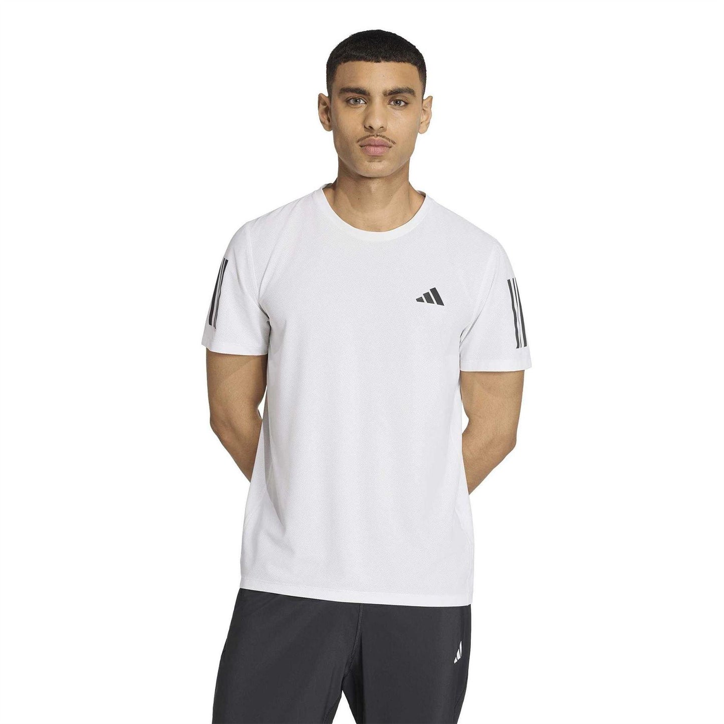 White - Pack Shot - Adidas Mens Own The Run T-Shirt