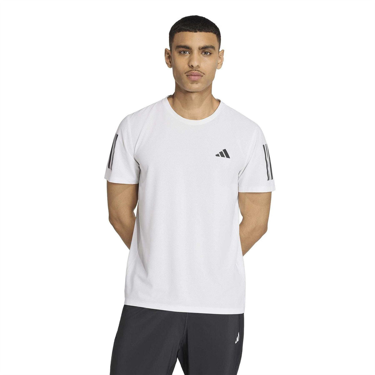 White - Pack Shot - Adidas Mens Own The Run T-Shirt