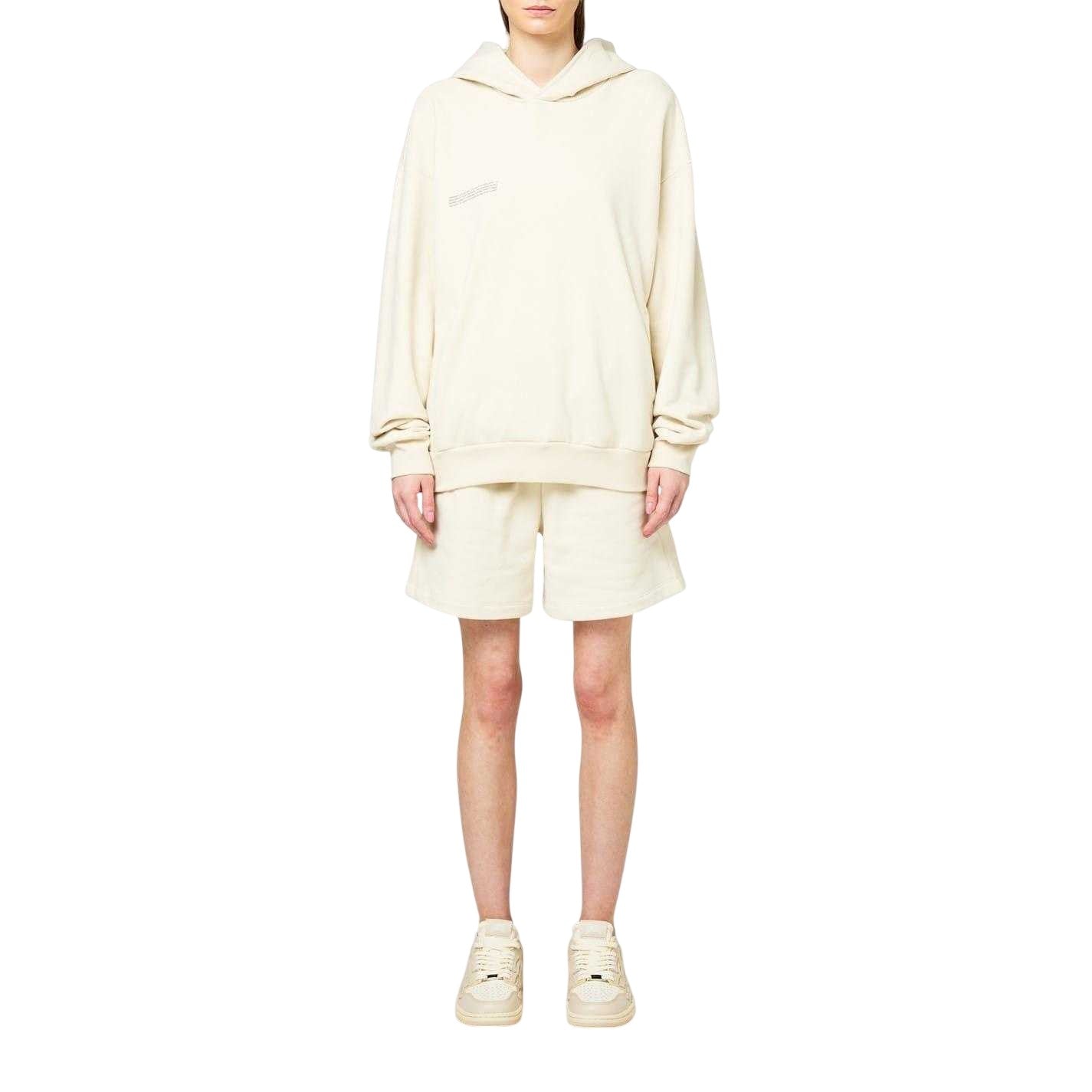 Beige - Pack Shot - Pangaia Womens-Ladies 365 Sweat Shorts