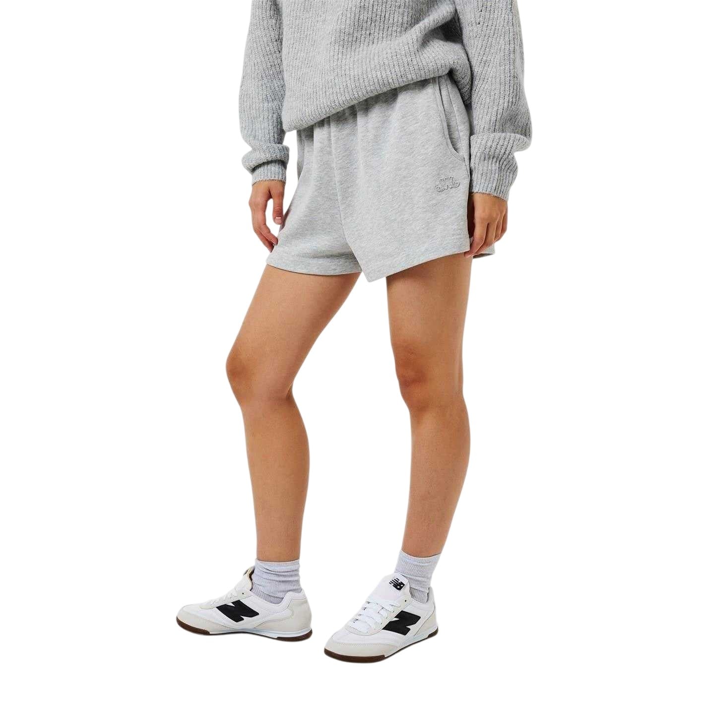 Grey Marl - Lifestyle - Jack Wills Womens-Ladies Slouchy Sweat Shorts