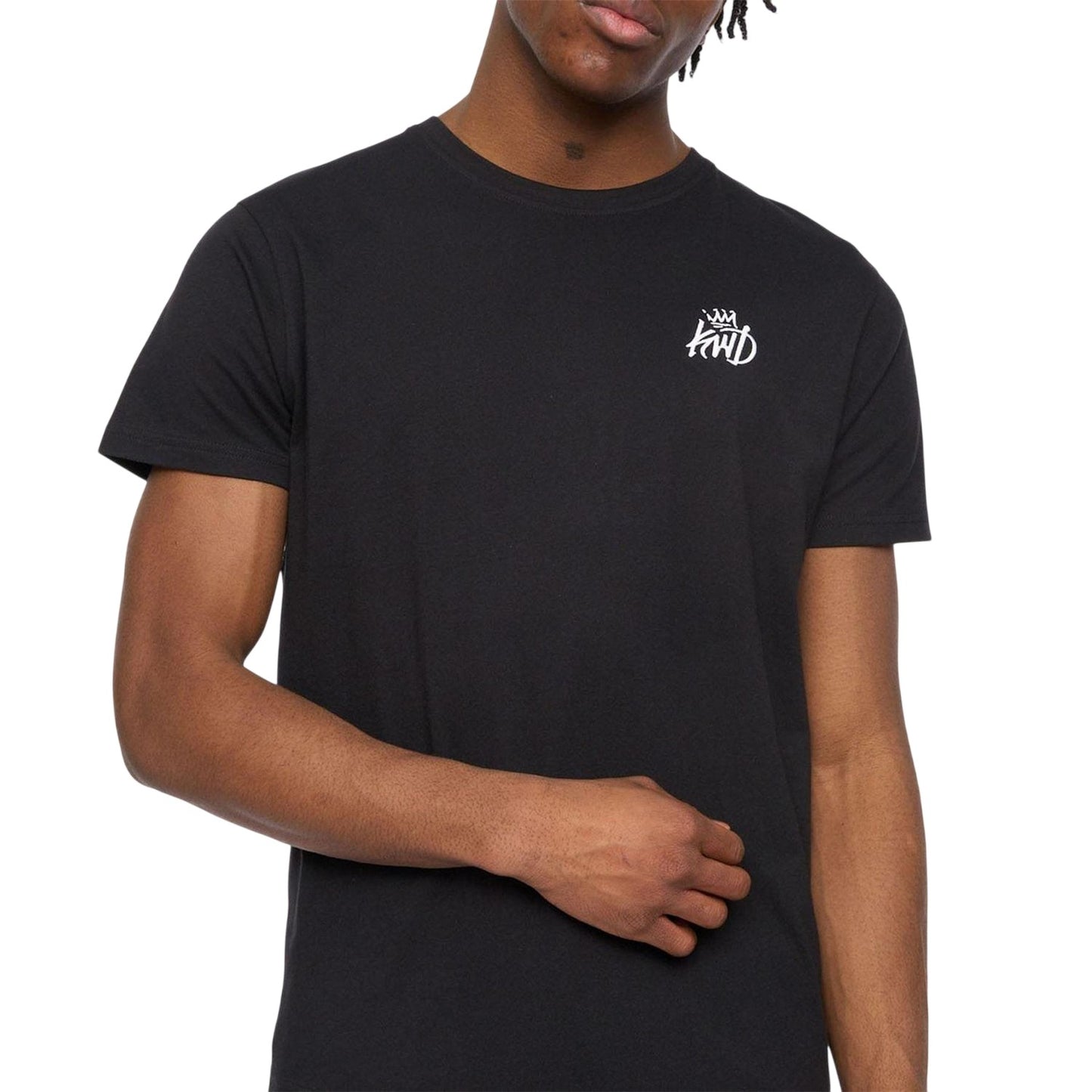 Black - Side - Kings Will Dream Mens Crosby 2.0 Cotton T-Shirt