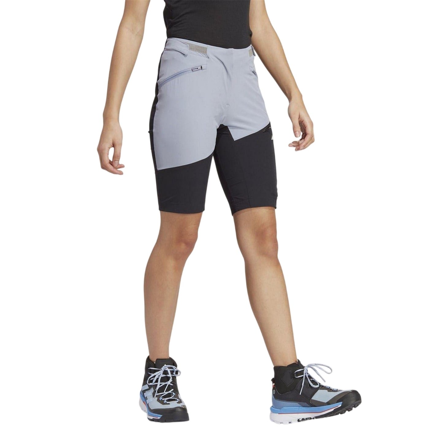 Silver-Black - Lifestyle - Adidas Womens-Ladies XPR Slim Shorts