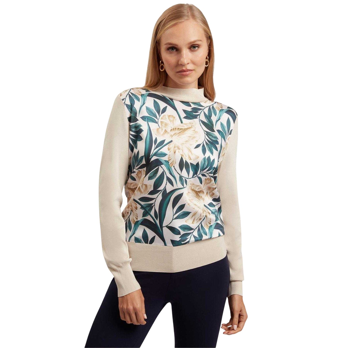 Ivory - Lifestyle - Ted Baker Womens-Ladies Merrni Tulip Sweatshirt