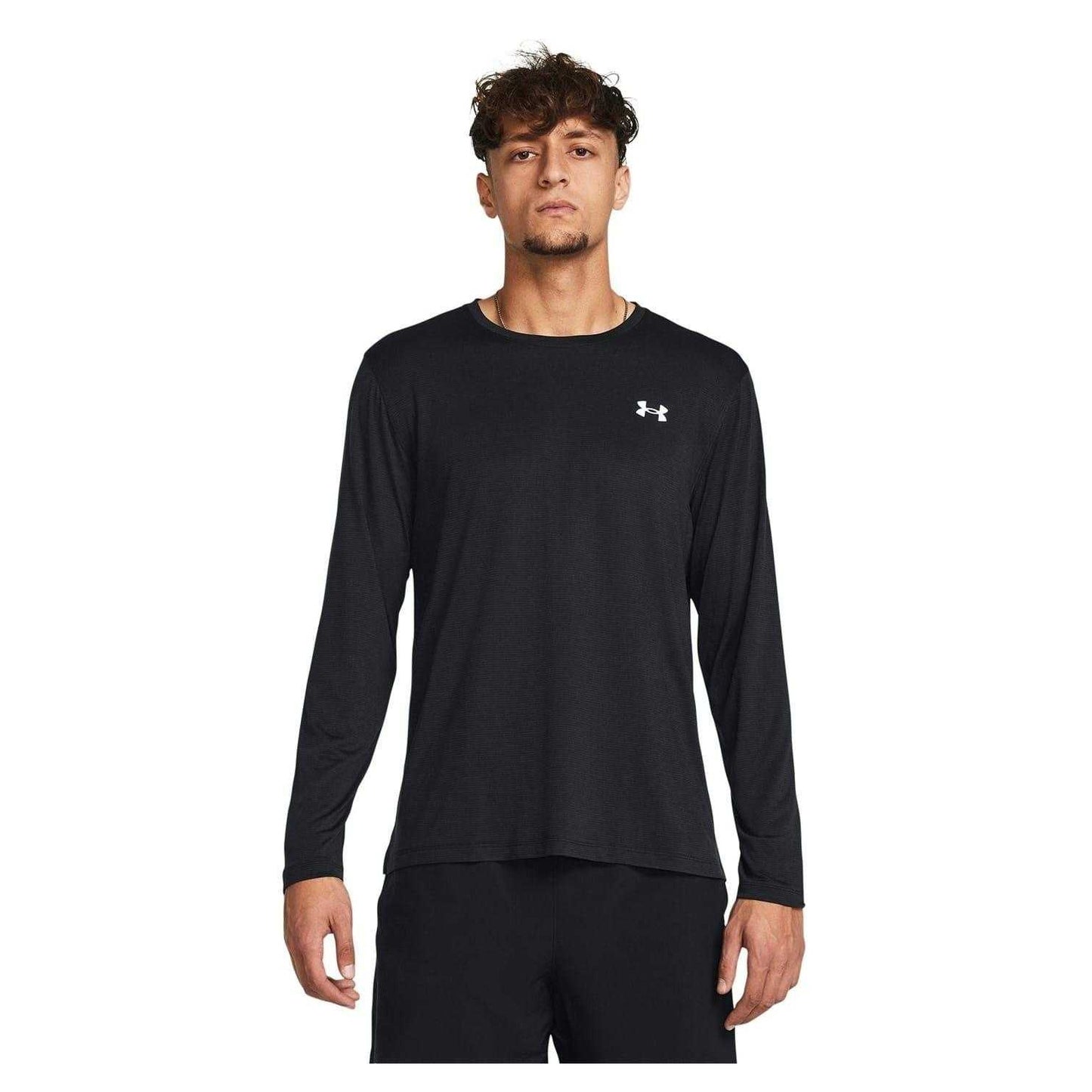 Black - Lifestyle - Under Armour Mens Launch Long-Sleeved T-Shirt