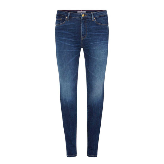Mid Wash - Front - Tommy Hilfiger Womens-Ladies Skinny Jeans