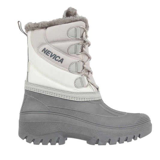 Grey-White - Front - Nevica Childrens-Kids Lace Up Snow Boots