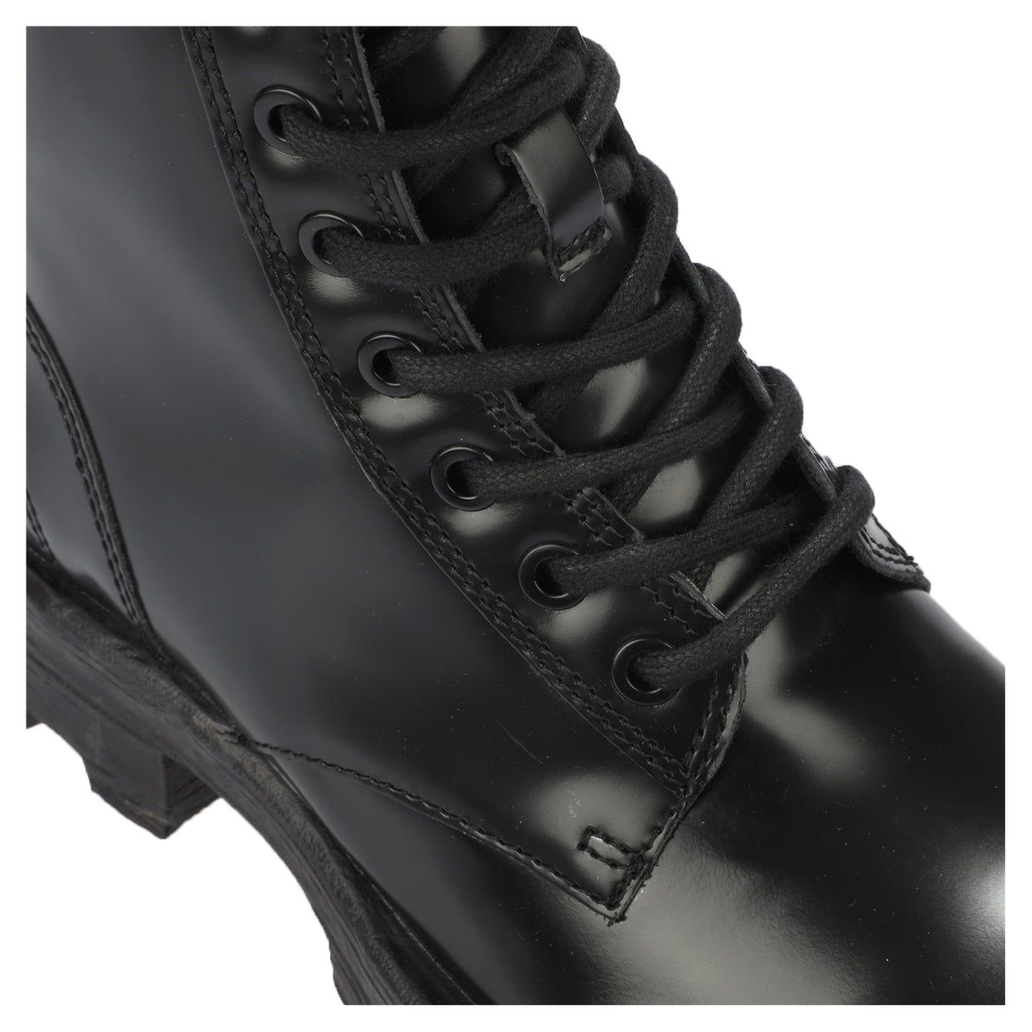 Black - Lifestyle - Diesel Womens-Ladies D-Hammer Leather Combat Boots
