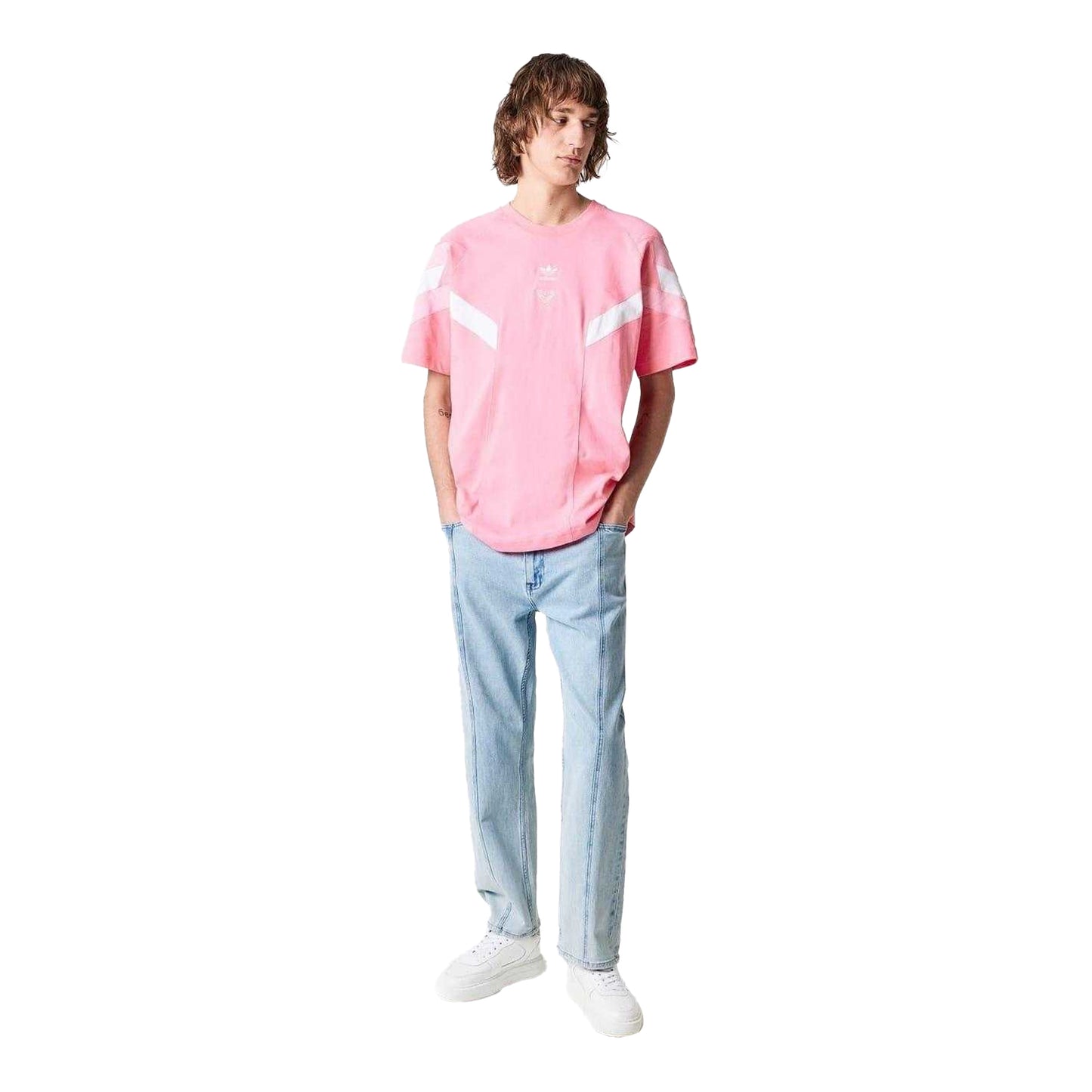 Pink - Pack Shot - Adidas Unisex Adult Originals Inter Miami CF T-Shirt