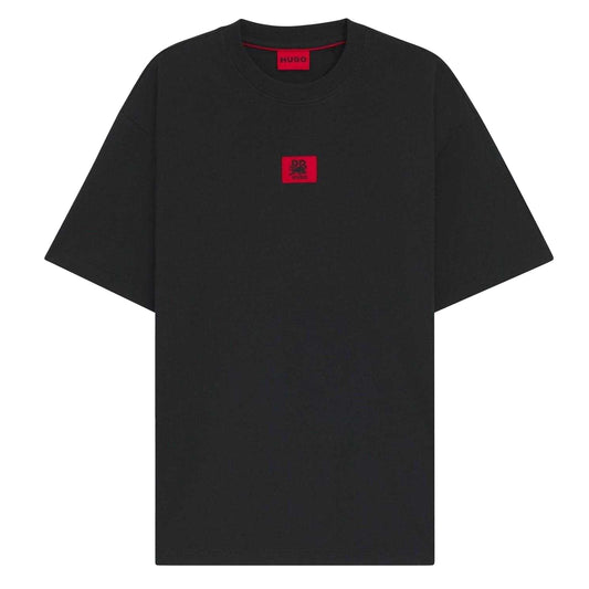 Black - Front - Hugo Mens Red Bull Logo T-Shirt