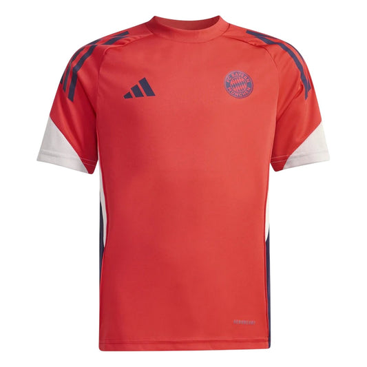 Red-White - Front - Adidas Childrens-Kids 25-26 FC Bayern Munich Jersey