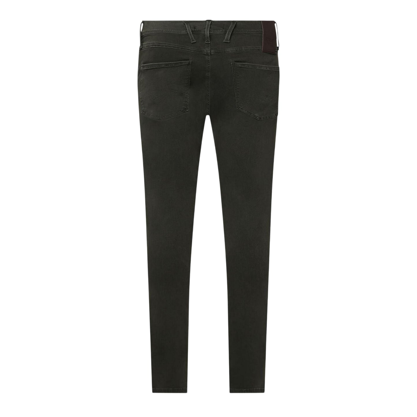 Green - Back - Replay Mens Anbass Hyperfreak Stretch Slim Jeans