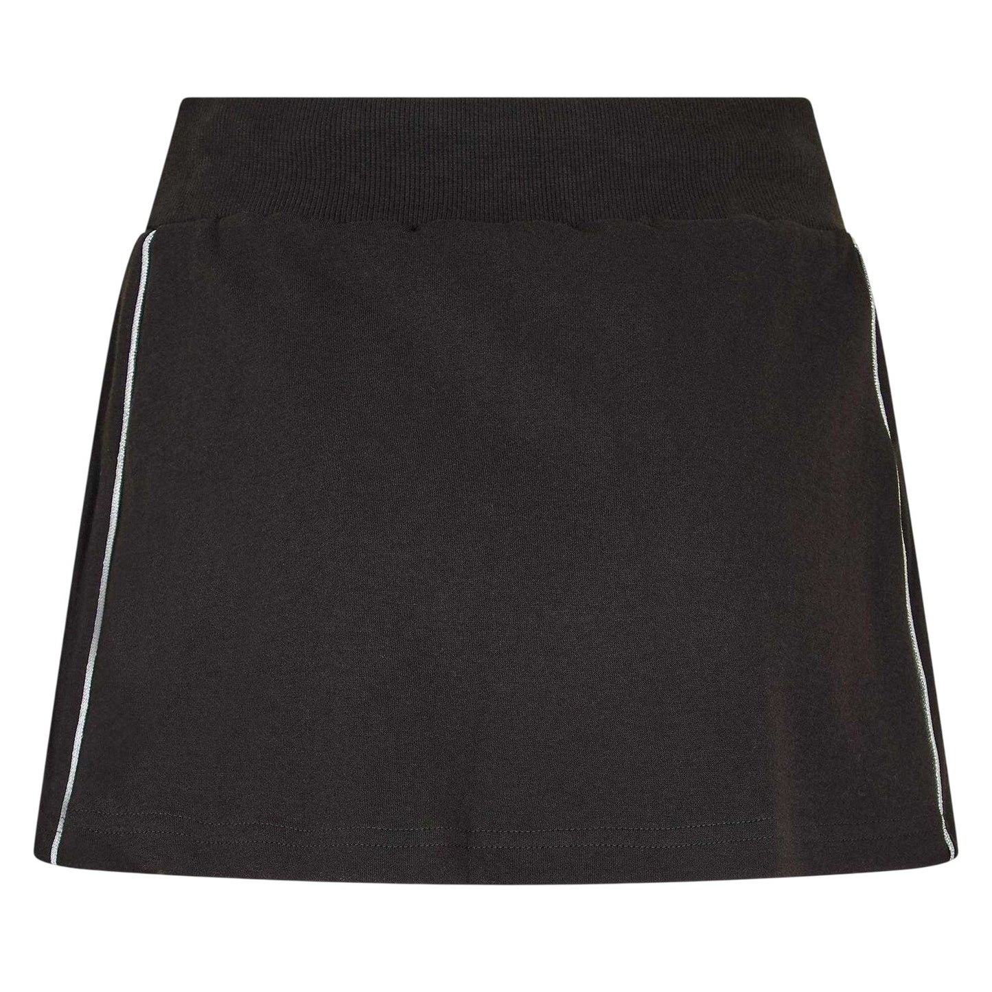 Black - Back - Puma Womens-Ladies Originals Ribbed Mini Skirt
