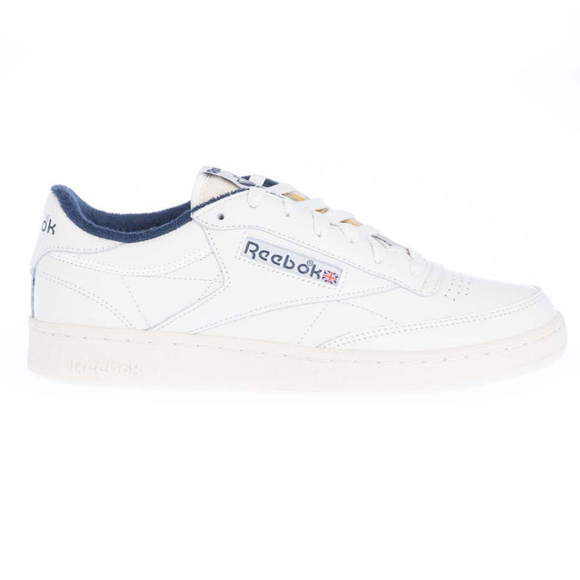 Chalk - Side - Reebok Unisex Adult Club C 85 Vintage Leather Trainers