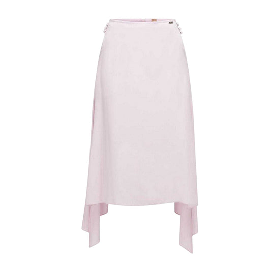 Pink - Front - Boss Womens-Ladies Vicina High Waist Midi Skirt