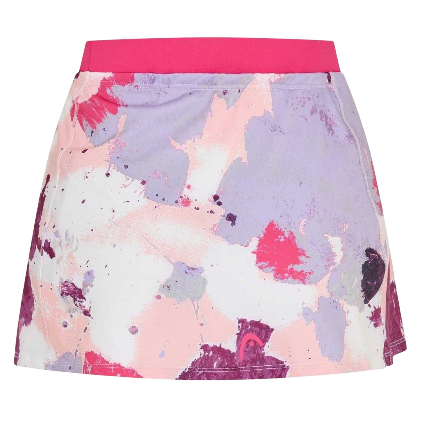 Amethyst Purple - Back - Head Womens-Ladies Paint Splatter Skirt