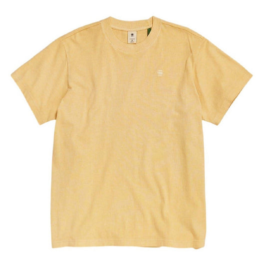 Harvest Orange - Front - G-Star Unisex Adult Embroidered Logo Regular T-Shirt