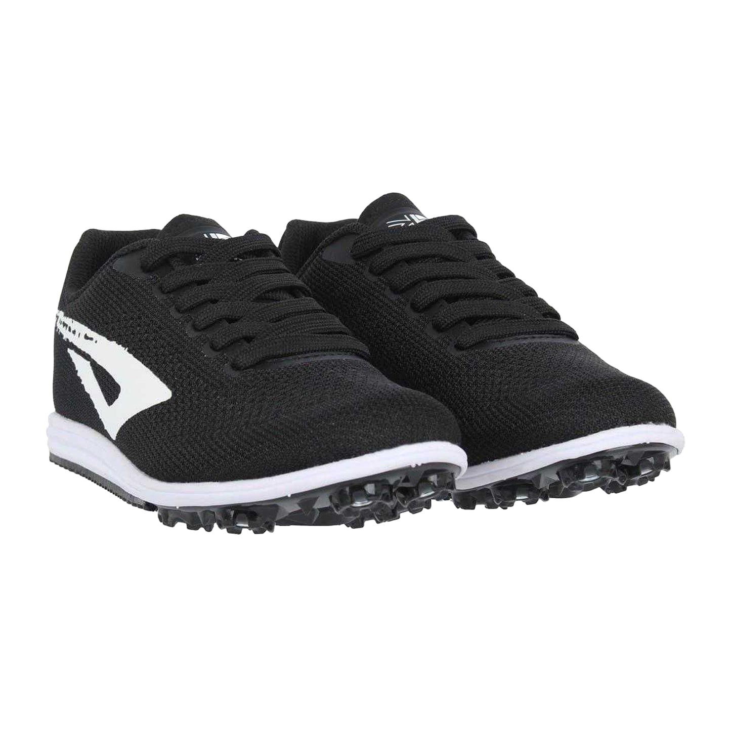 Black-White - Pack Shot - Karrimor Childrens-Kids Running Spike Trainer