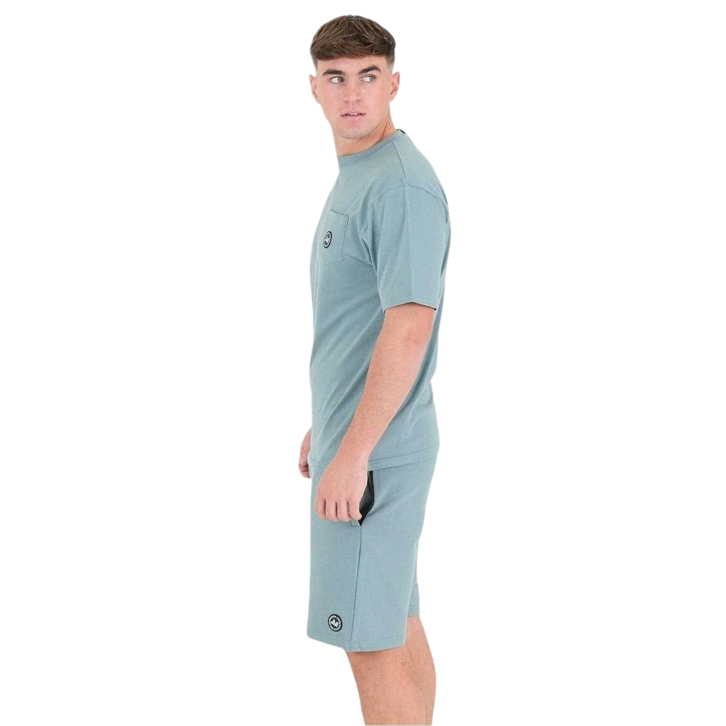 Trooper Blue - Side - Duke Mens Logo Pocket T-Shirt