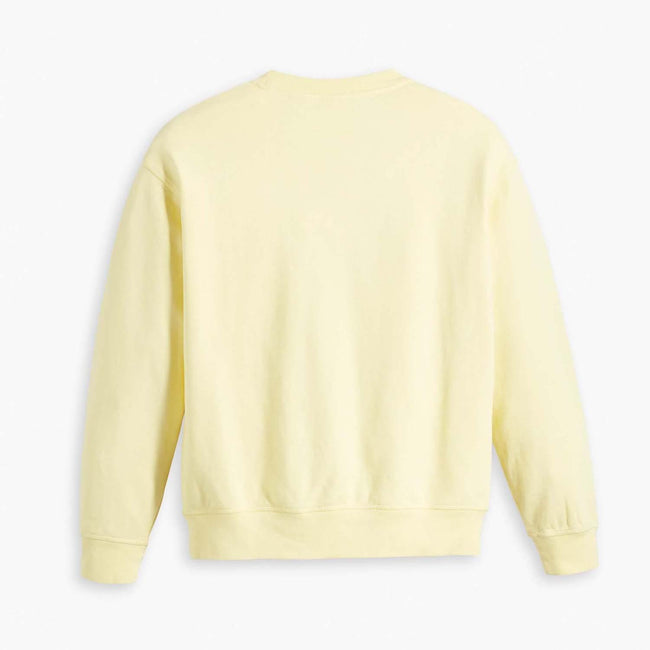 Yellow - Close up - Levis Womens-Ladies Crew Neck Standard Sweatshirt