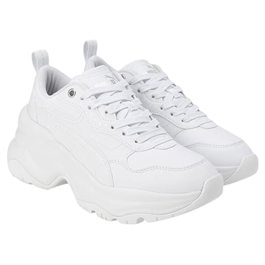 White - Front - Puma Womens-Ladies Cilia Trainers