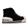 Black - Side - Rocket Dog Womens-Ladies Jazzin Hi Canvas Pumps