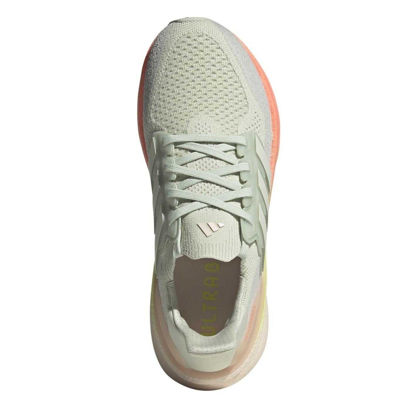 Linen Green - Pack Shot - Adidas Womens-Ladies Ultraboost 5 Road Gradient Trainers