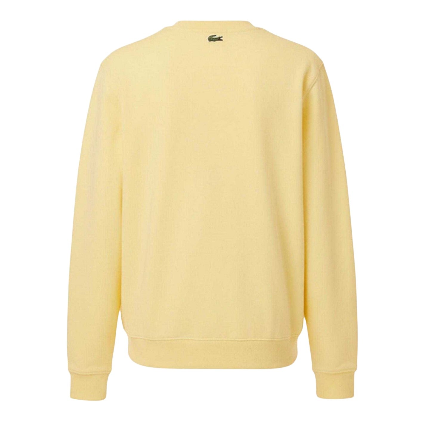Yellow - Back - Lacoste Unisex Adult Logo Fleece Sweatshirt