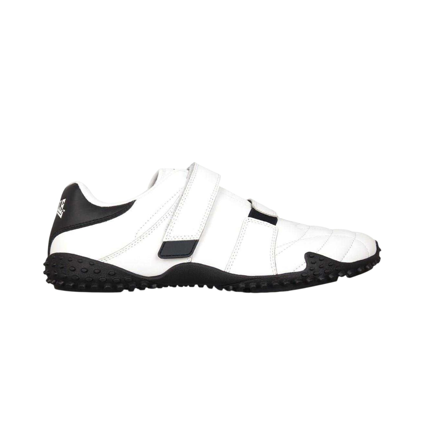 White-Navy - Lifestyle - Lonsdale Childrens-Kids Fulham Leather Flat Trainers