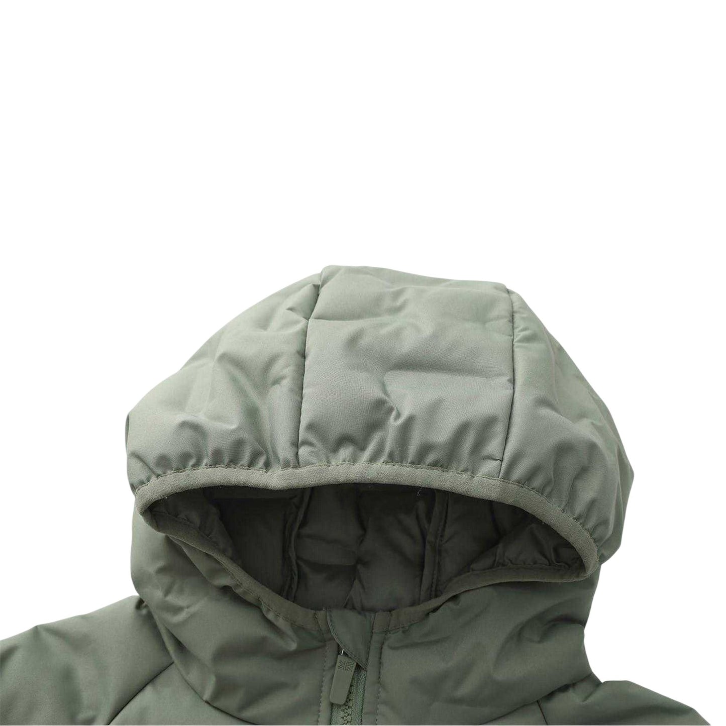 Khaki Green - Side - Karrimor Childrens-Kids Heat Sealed Baffles Puffer Jacket
