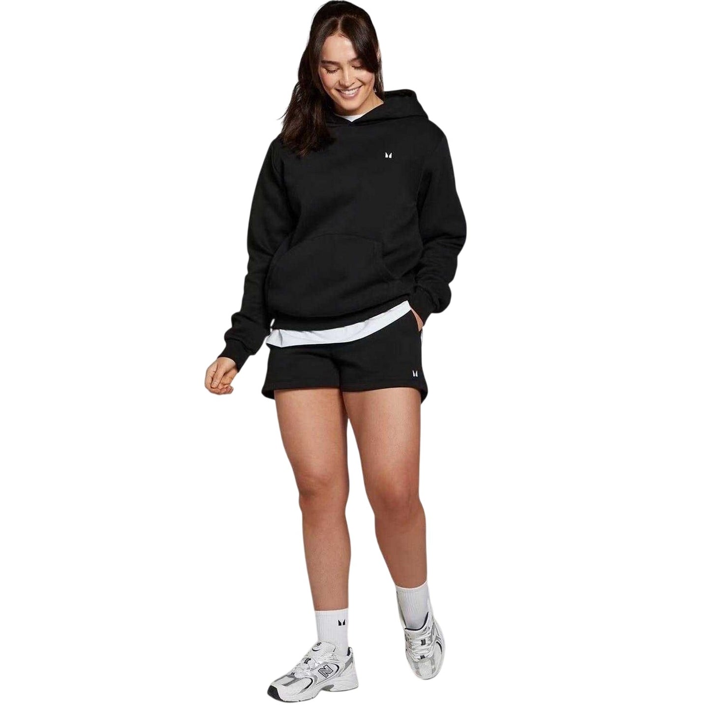 Black - Lifestyle - MyProtein Womens-Ladies Regular Hoodie