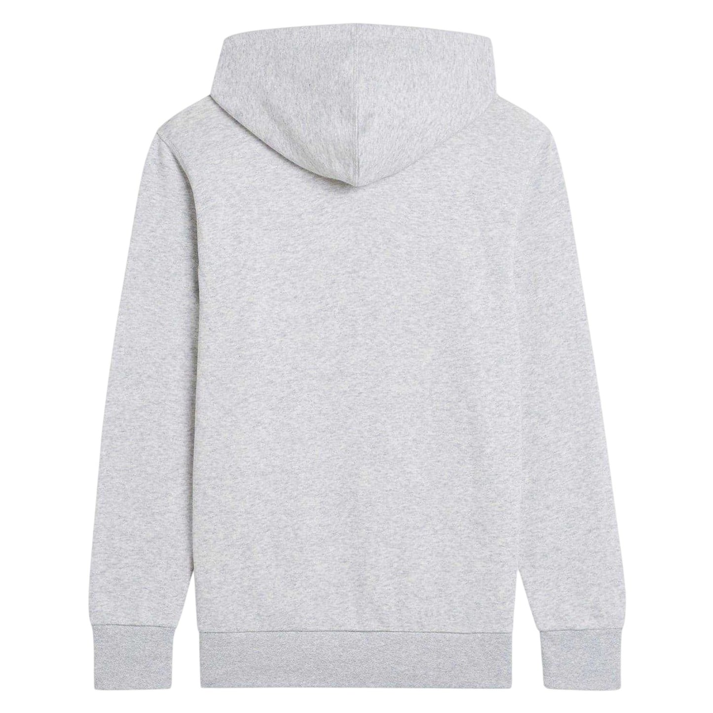 Grey - Back - Hurley Mens Box Logo Fleece Hoodie