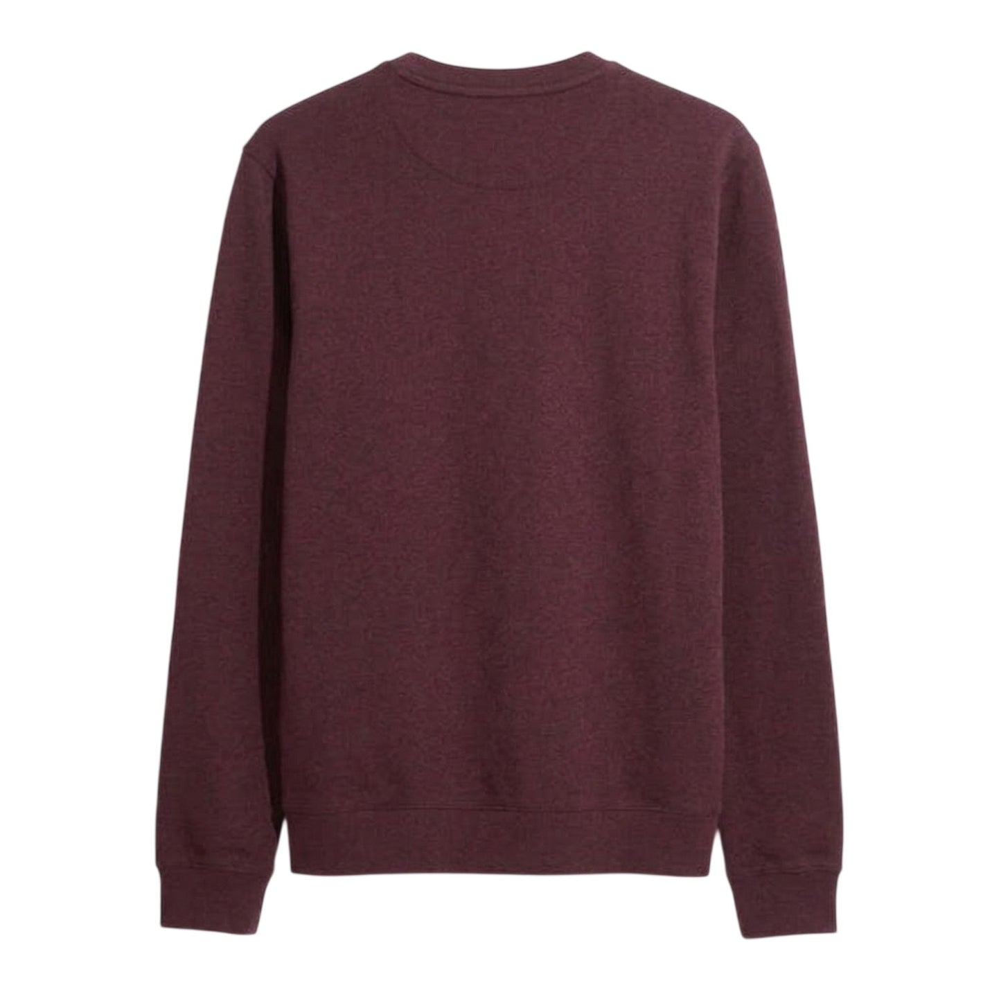 Red - Back - Farah Mens Organic Cotton Crew Neck Sweatshirt