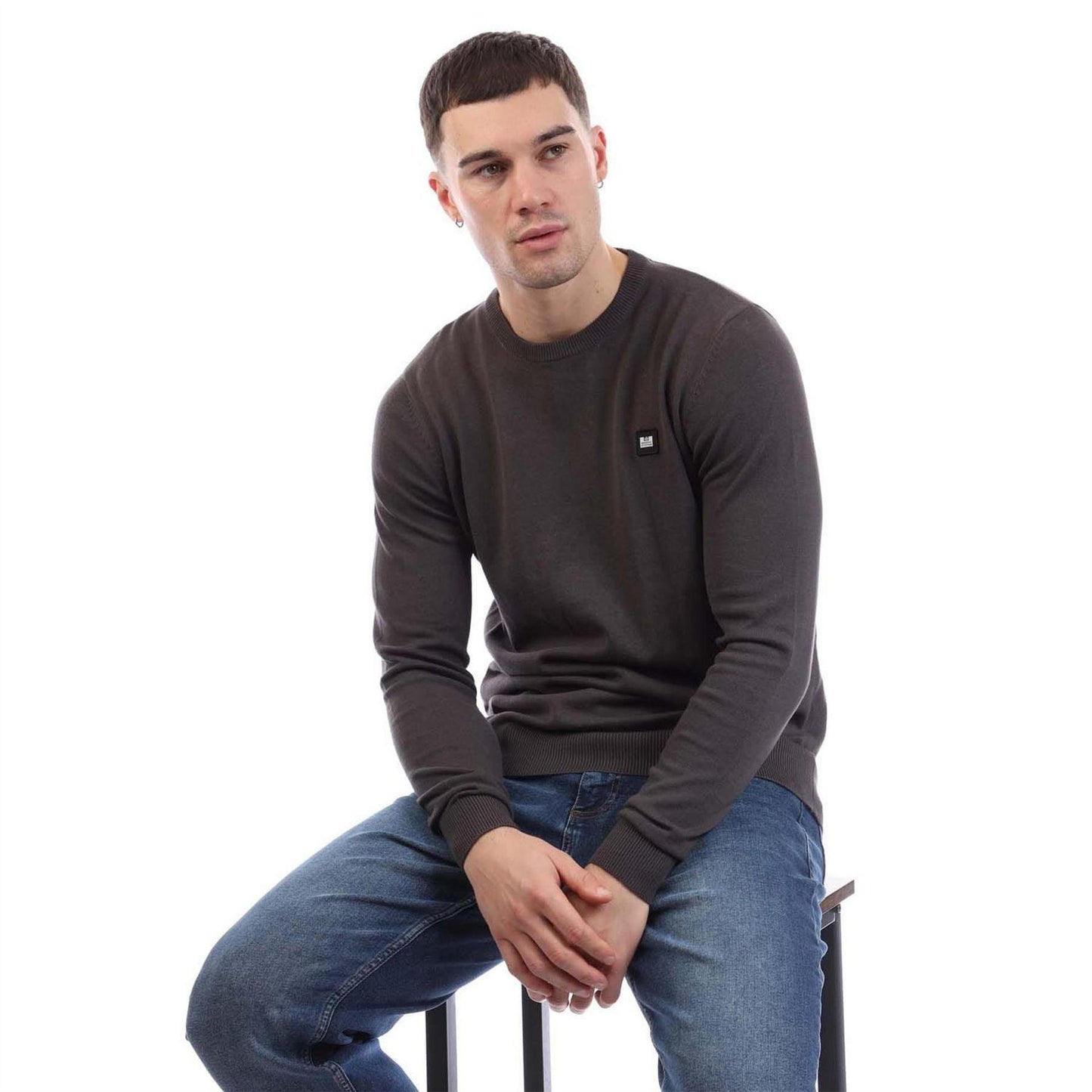 Charcoal - Lifestyle - Weekend Offender Mens Argentina Cotton Sweatshirt