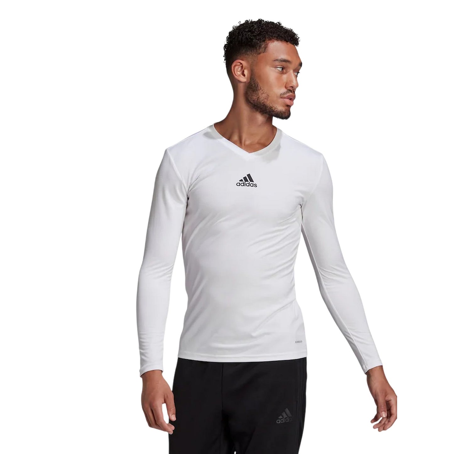 White - Side - Adidas Mens Team Base T-Shirt