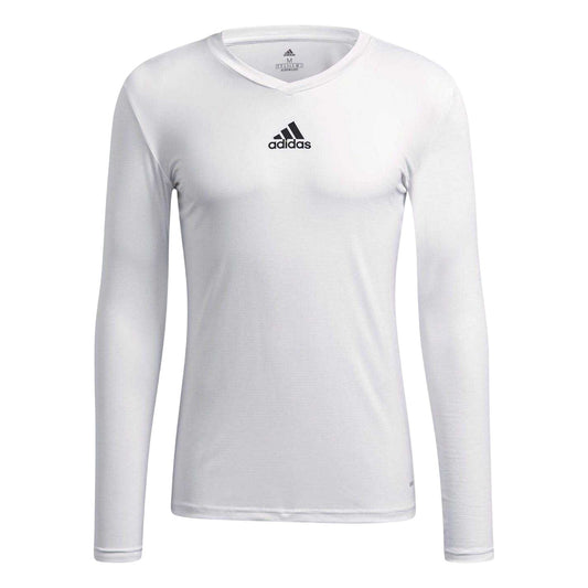 White - Front - Adidas Mens Team Base T-Shirt