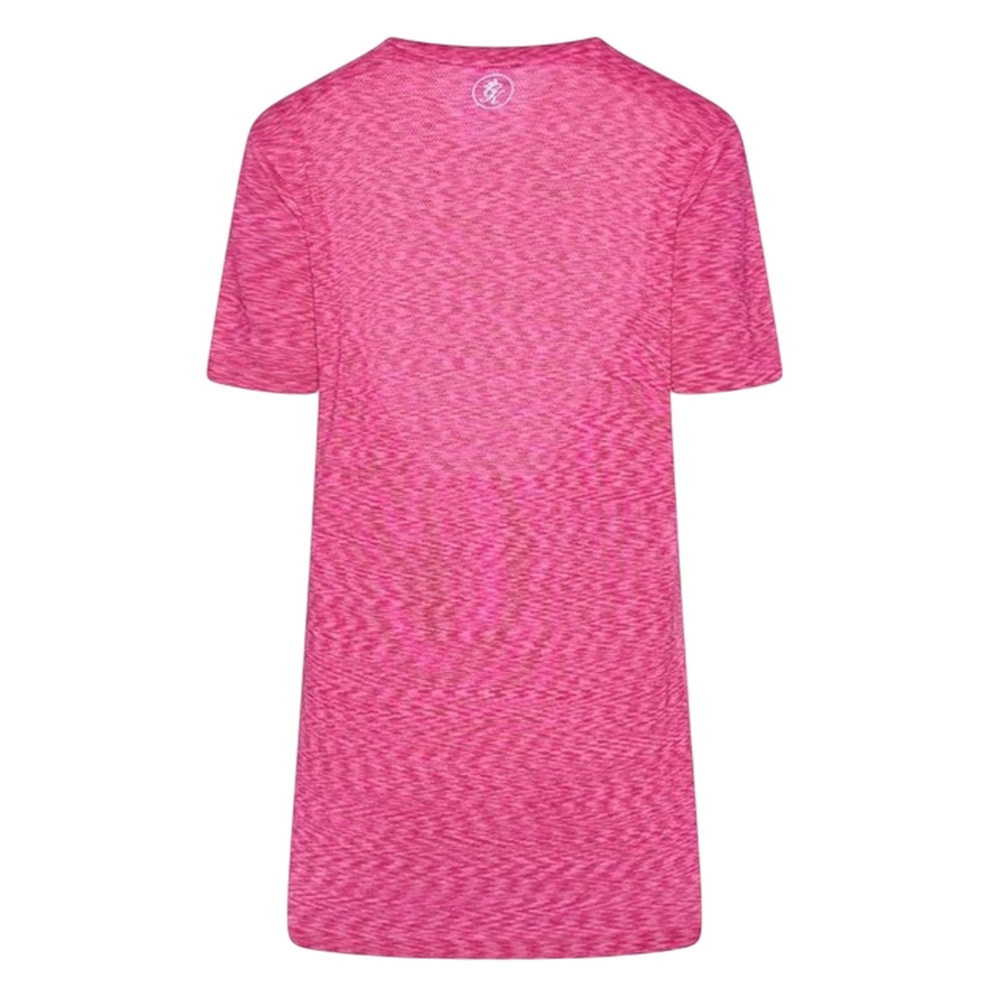 Hot Pink - Back - Gym King Mens Crew Neck Slim T-Shirt