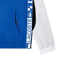 White-Blue-Black - Side - Lacoste Mens Sport Colour Block Tennis Jacket