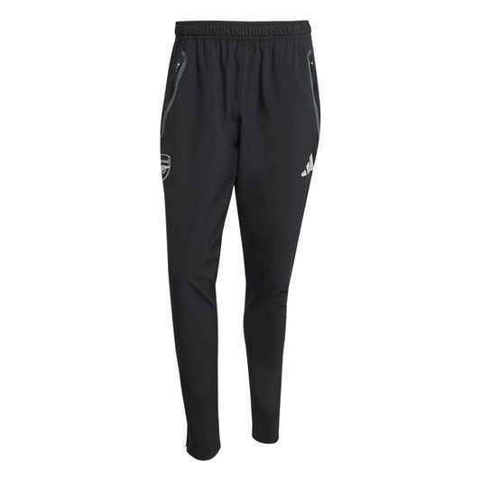 Black - Front - Adidas Mens Arsenal FC Tracksuit Bottoms