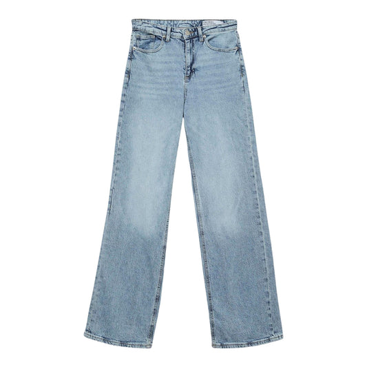 Light Blue - Front - Vero Moda Womens-Ladies Ra339 Wide Leg Jeans