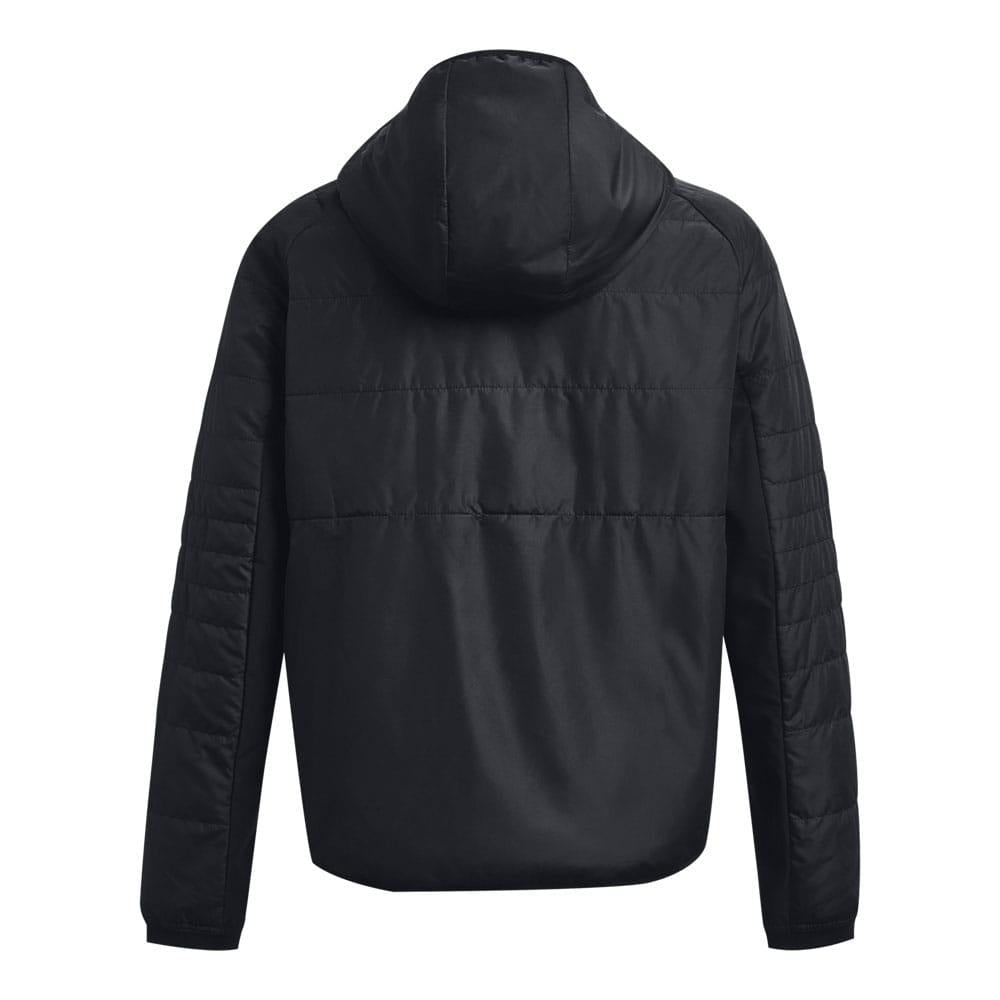 Black - Back - Under Armour Womens-Ladies Storm Session Hybrid Jacket