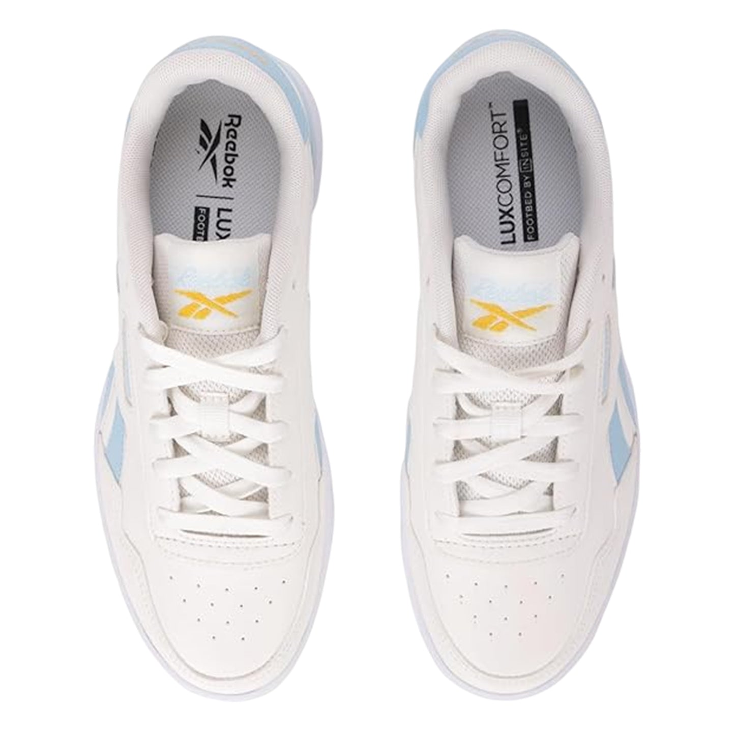 Chalk - Lifestyle - Reebok Womens-Ladies Advance Clip Leather Court Shoes